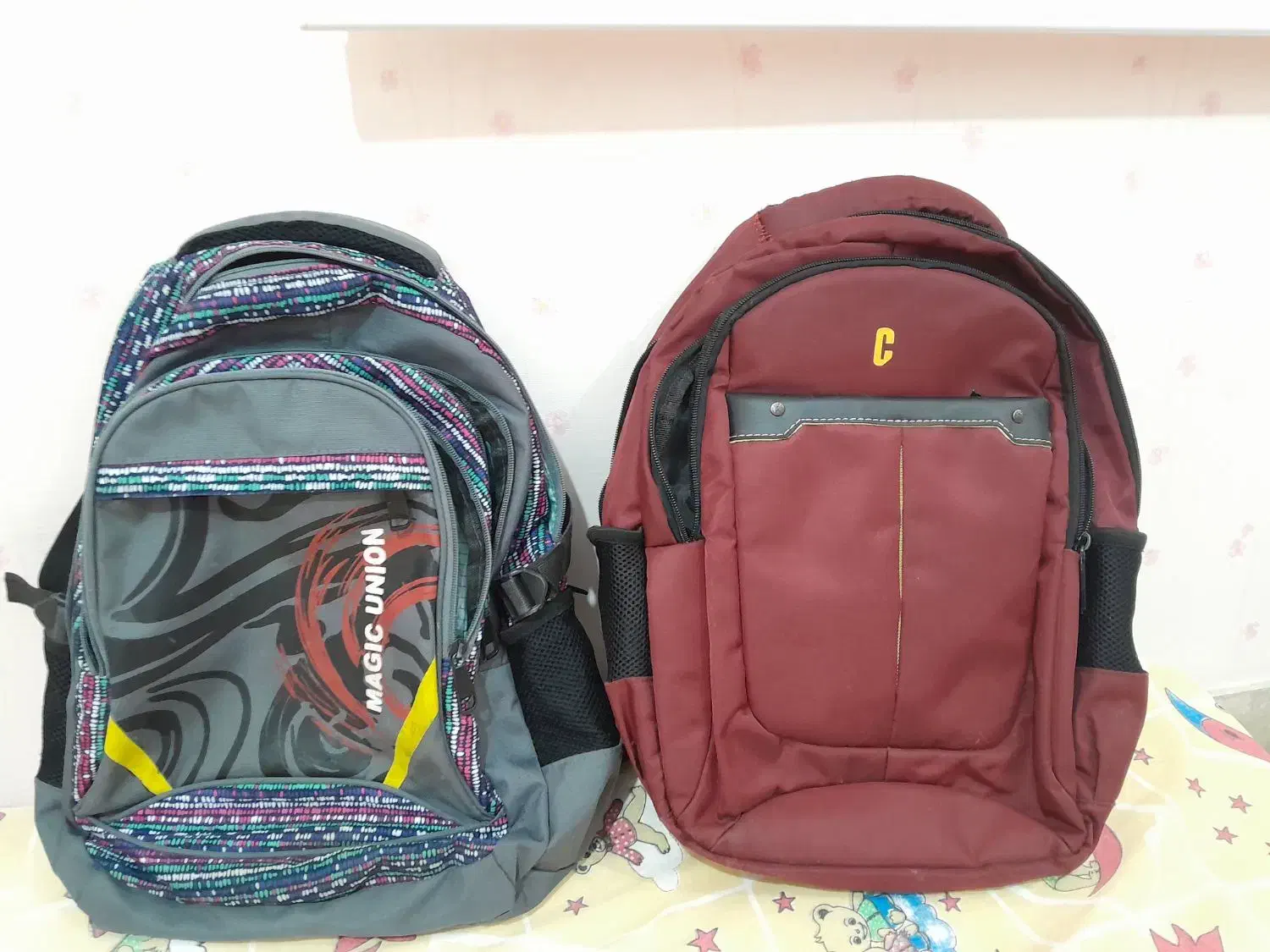 کیف مدرسه و کیف دختر بچه های کوچولو|کیف، کفش، کمربند|دوگنبدان, |دیوار