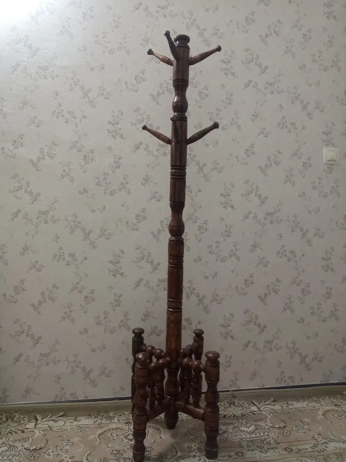 چوب رختی چوبی|بندرخت و رخت‌آویز|سهند, |دیوار