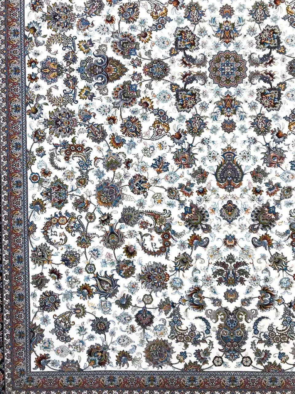 فرش افشان کرم ۷۰۰شانه|فرش|مهاباد (آذربایجان غربی), |دیوار