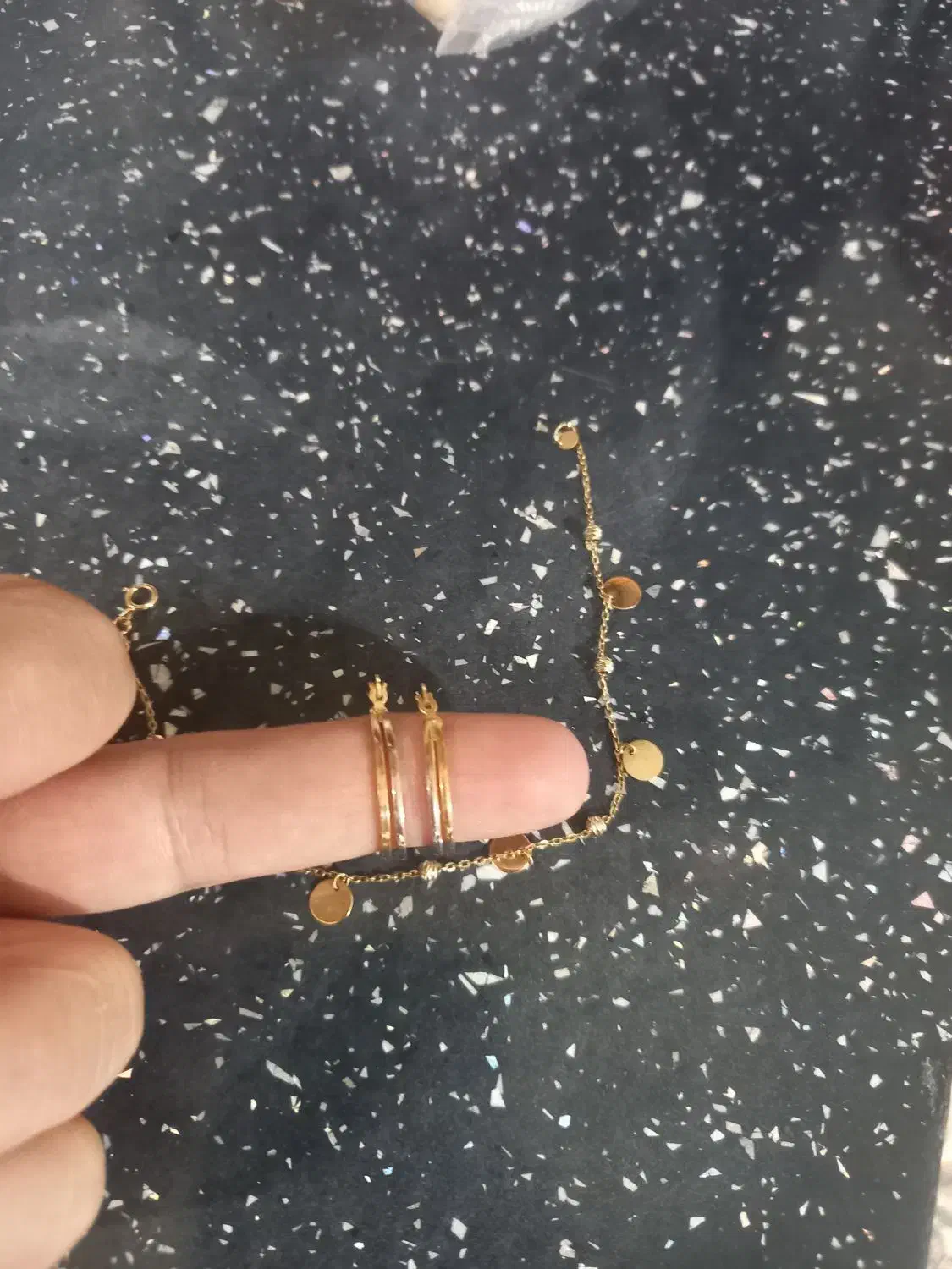 دستبندوگوشواره طلا|جواهرات|بومهن, |دیوار