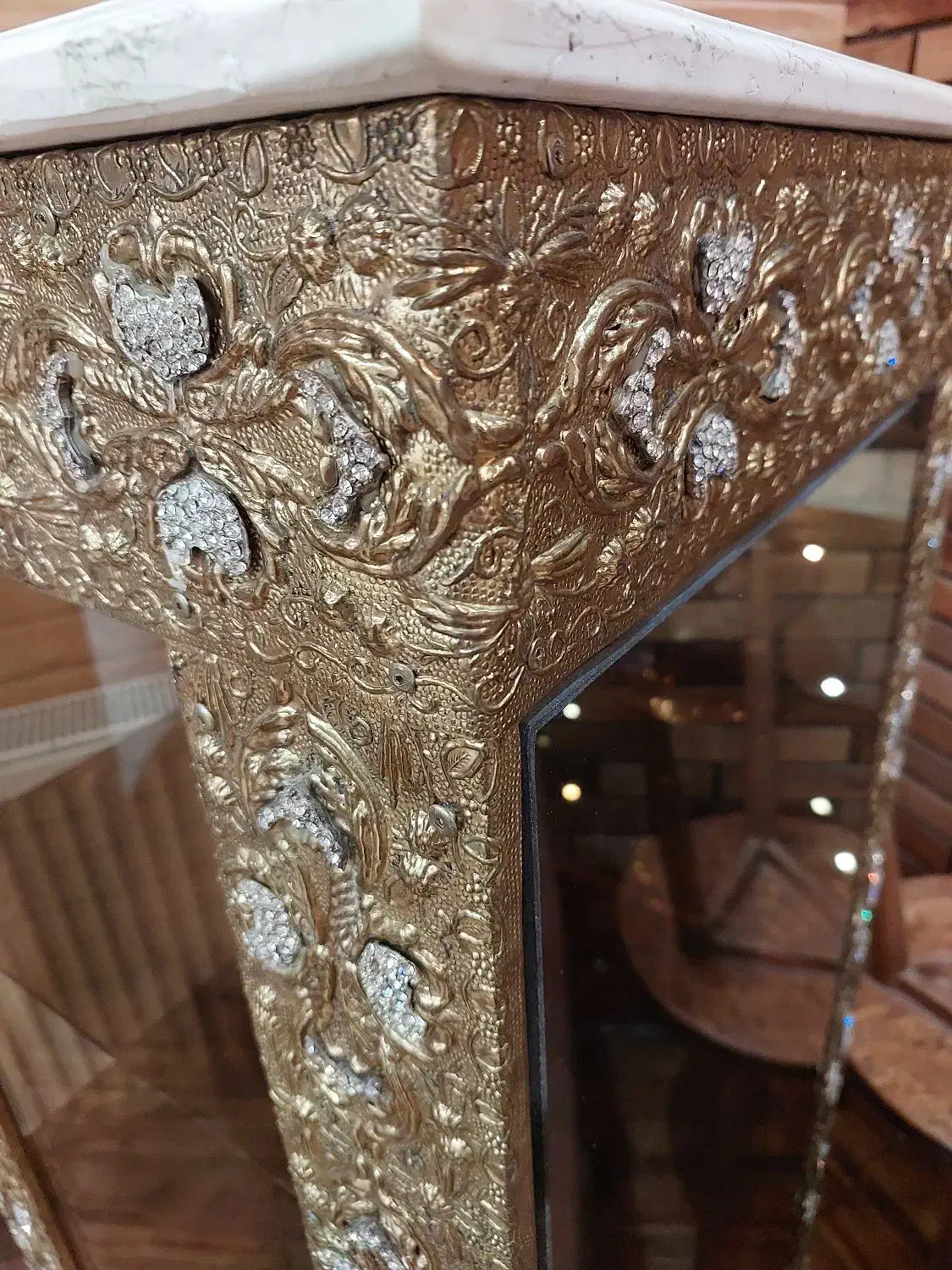 بوفه برنز ورقی|بوفه، ویترین، کنسول|تنکمان, |دیوار