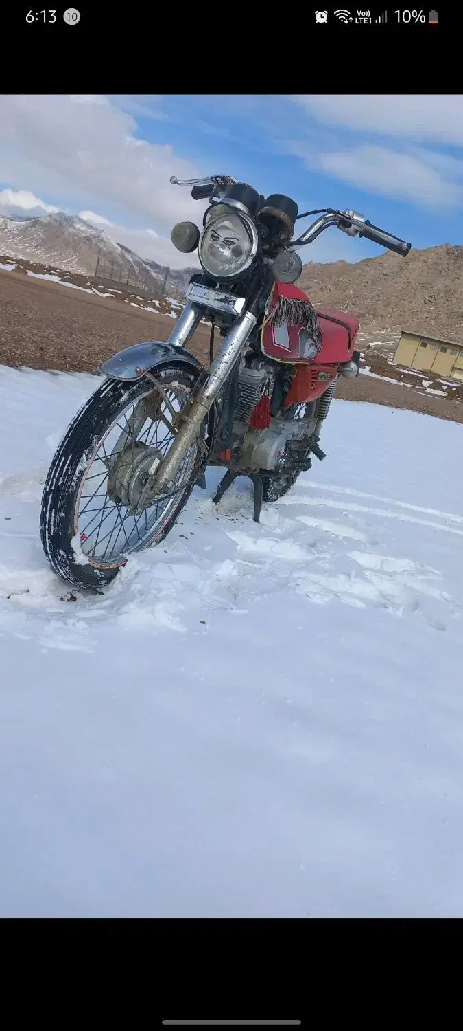 فروش موتور ۱۲۵|موتورسیکلت|مبارکه, |دیوار