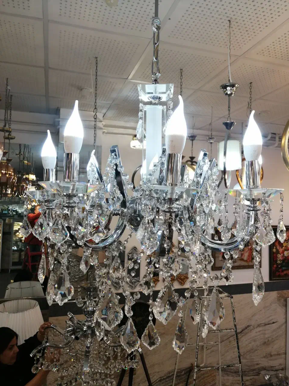 لوستر برند نورسازان|لوستر و چراغ آویز|بوکان, |دیوار