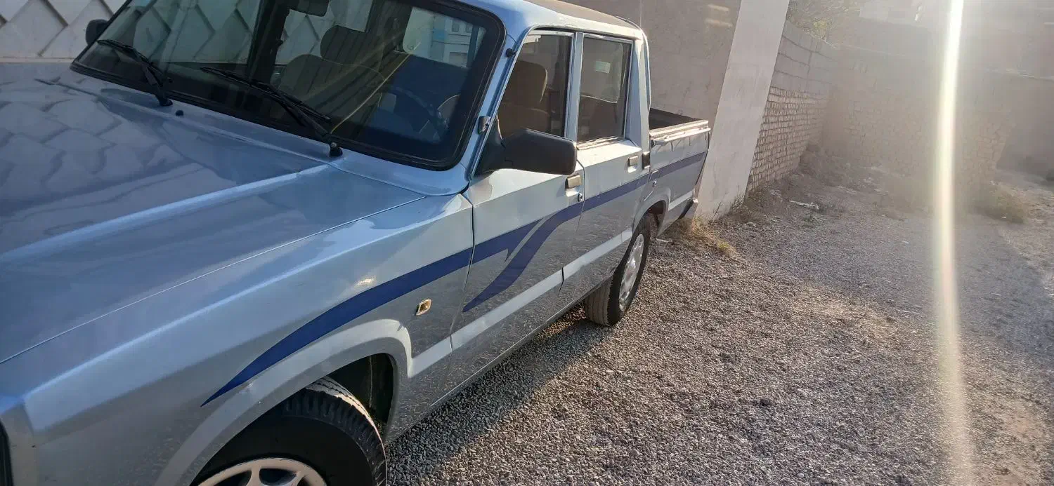 مزدا دو کابین کارا ۲۰۰۰ آبی نقره ای|خودرو سواری و وانت|اسفراین, |دیوار