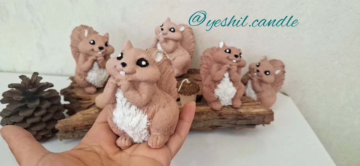 سنجابای بامزه باسنگ مصنوعی|مجسمه، تندیس، ماکت|اردبیل, |دیوار