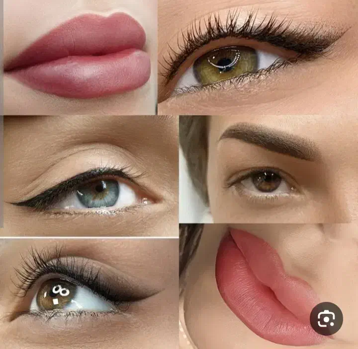 آرایش دائم صورت با پرداخت هزینه ی مواد ب مدت محدود|خدمات آرایشگری و زیبایی|بروجرد, |دیوار