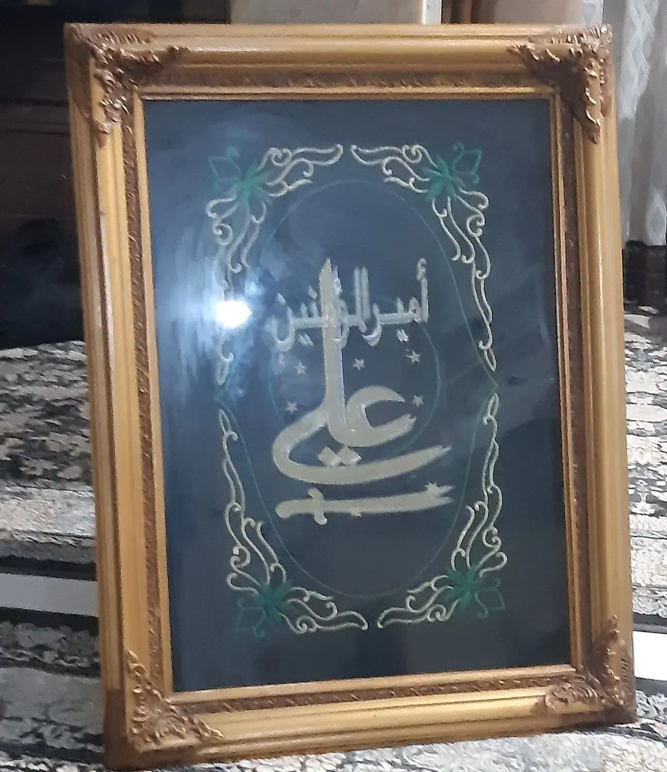 دوعددتابلو|تابلو، نقاشی، عکس|مشهد, شهید قربانی|دیوار