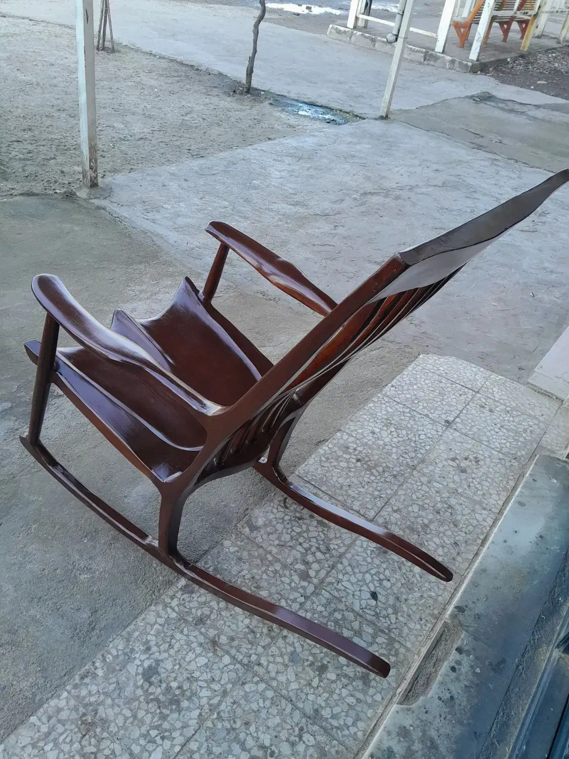 صندلی راک امریکای برند سم مالوف|صندلی و نیمکت|رشت, لاکان شهر|دیوار