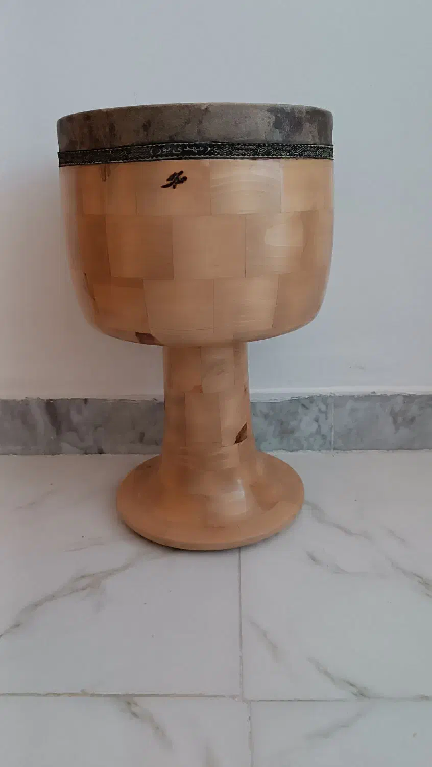 تنبک مهدی‌پور بسیار سالم|سازهای سنتی|نورآباد, |دیوار