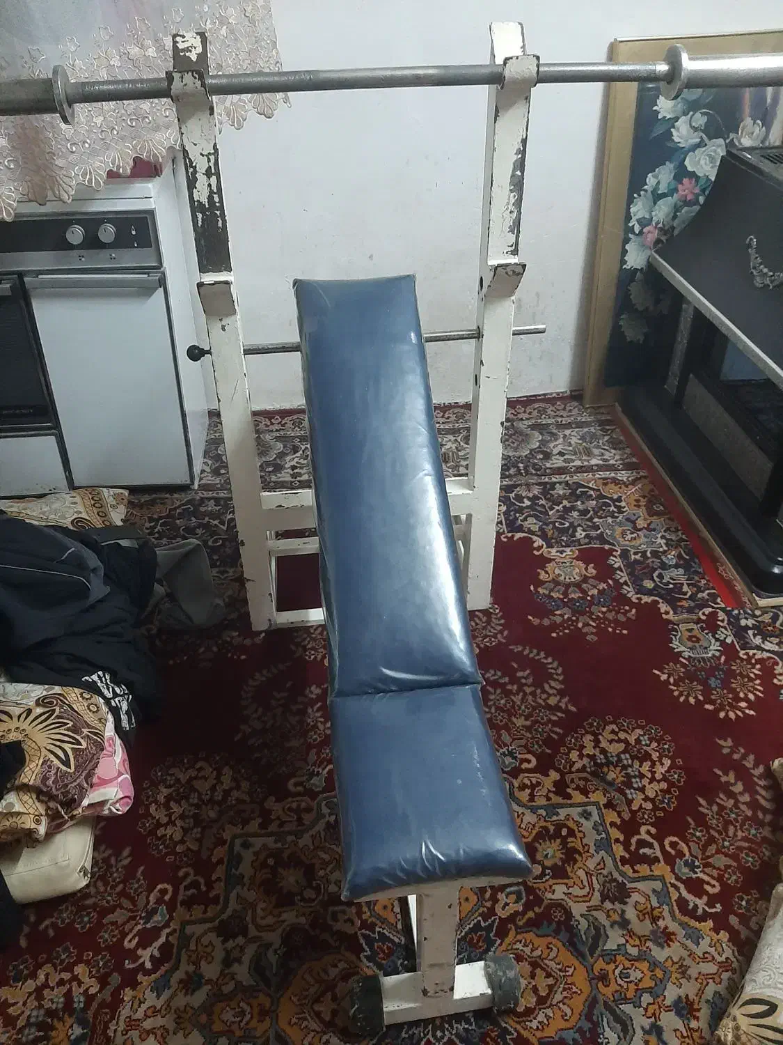 میز هالتر به همراه میل خالی|تجهیزات ورزشی|رودهن, |دیوار