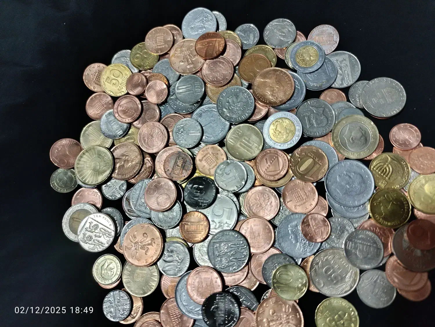 200 عدد سکه کلکسیونی خارجی|کلکسیون سکه، تمبر، اسکناس|کرمان, |دیوار