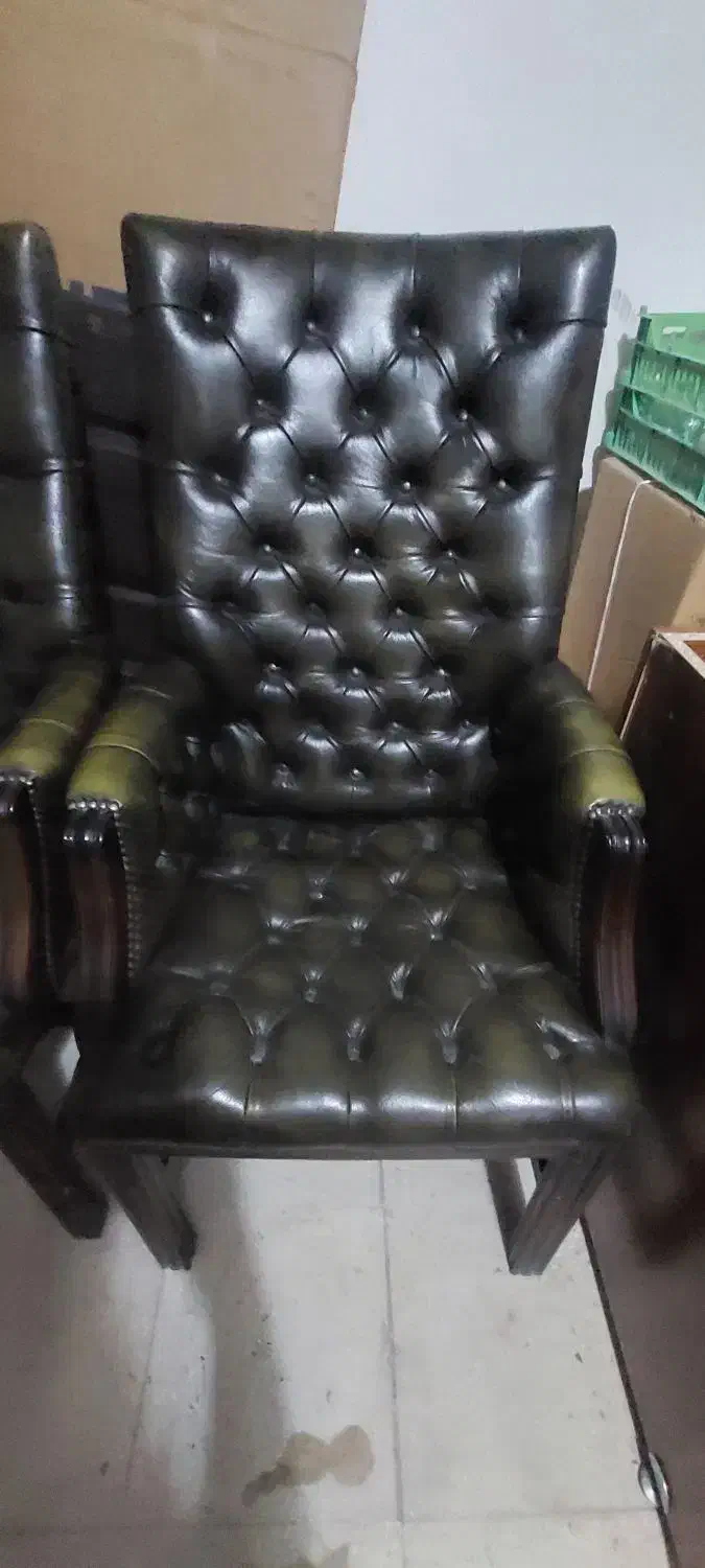 صندلی تمام چرم|مبلمان اداری|قزوین, |دیوار