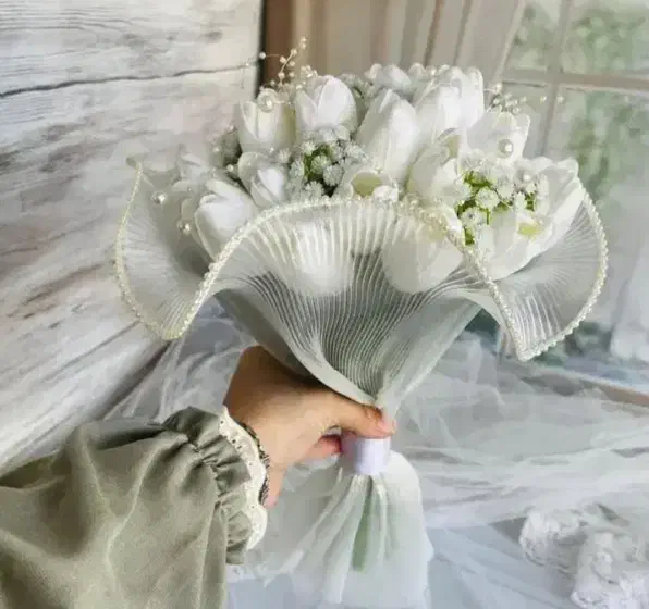 دسته گل عروس|گل مصنوعی|تبریز, |دیوار