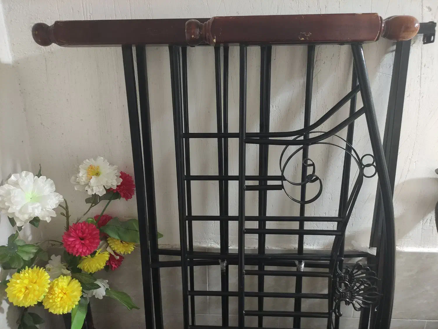 تخت خواب فلزی دونفره اماراتی|تخت و سرویس خواب|برازجان, |دیوار