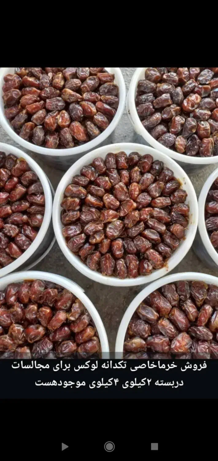 فروش خرمای خوصی خوزستان تک دانه|خوردنی و آشامیدنی|لنده, |دیوار