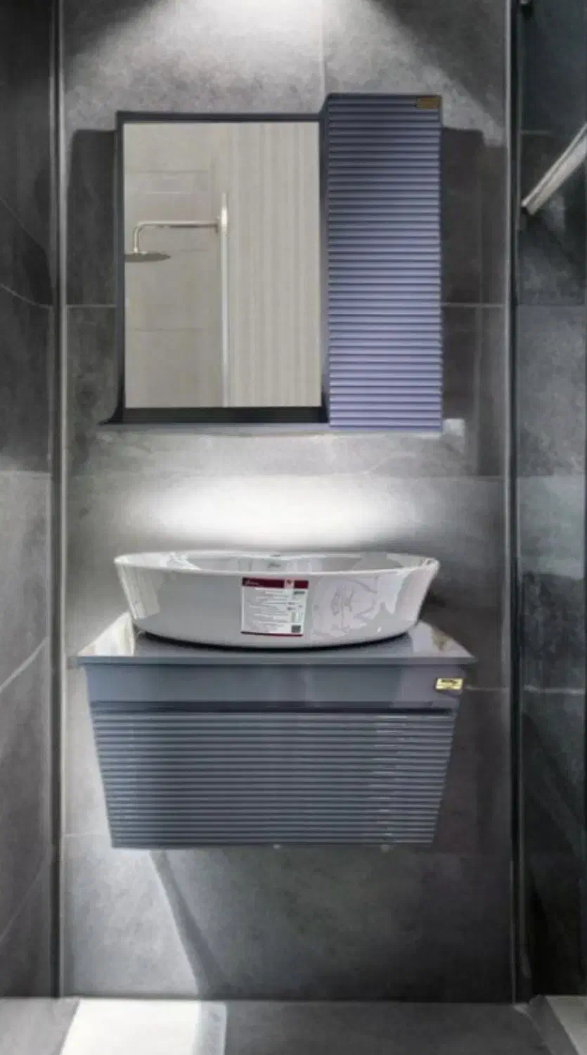 روشویی کابینتی pvcضدآب|لوازم سرویس بهداشتی|گنبد کاووس, |دیوار