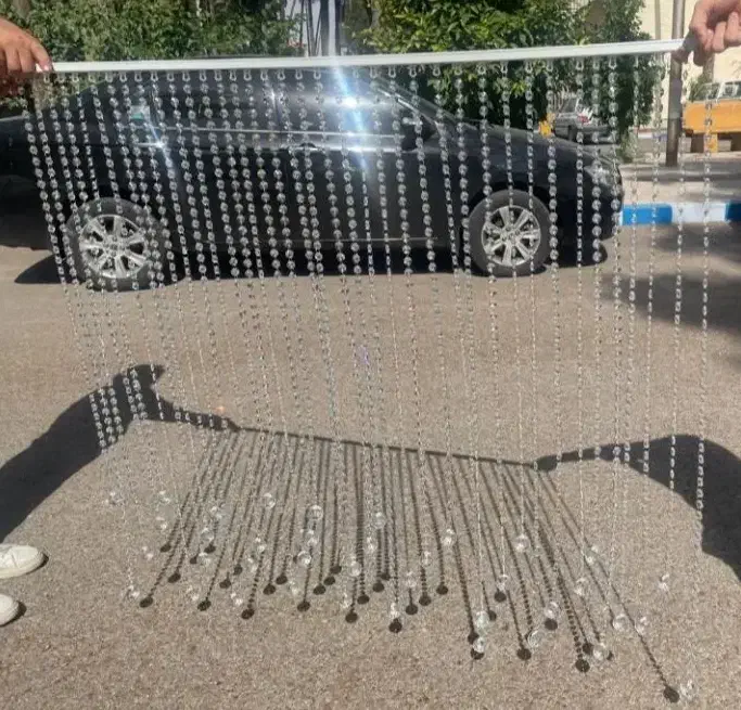 پرده کریستالی درجه یک|صنایع دستی و سایر لوازم تزئینی|صدرا-فارس, فاز ۱|دیوار