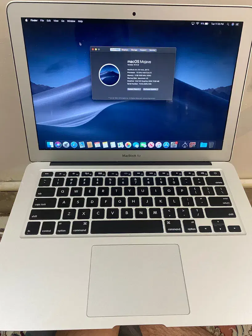 مک بوک ایر ۲۰۱۷|رایانه همراه|مشهد, هنرستان|دیوار