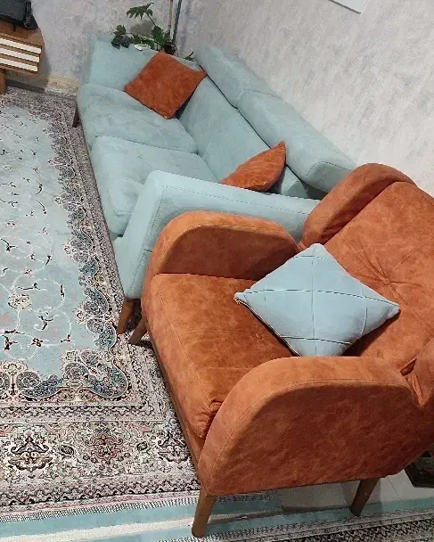 مبل هشت نفره و ناهار خوری چهار نفره بزرگ|مبلمان خانگی و میز عسلی|قرچک, شهرک طلائیه|دیوار