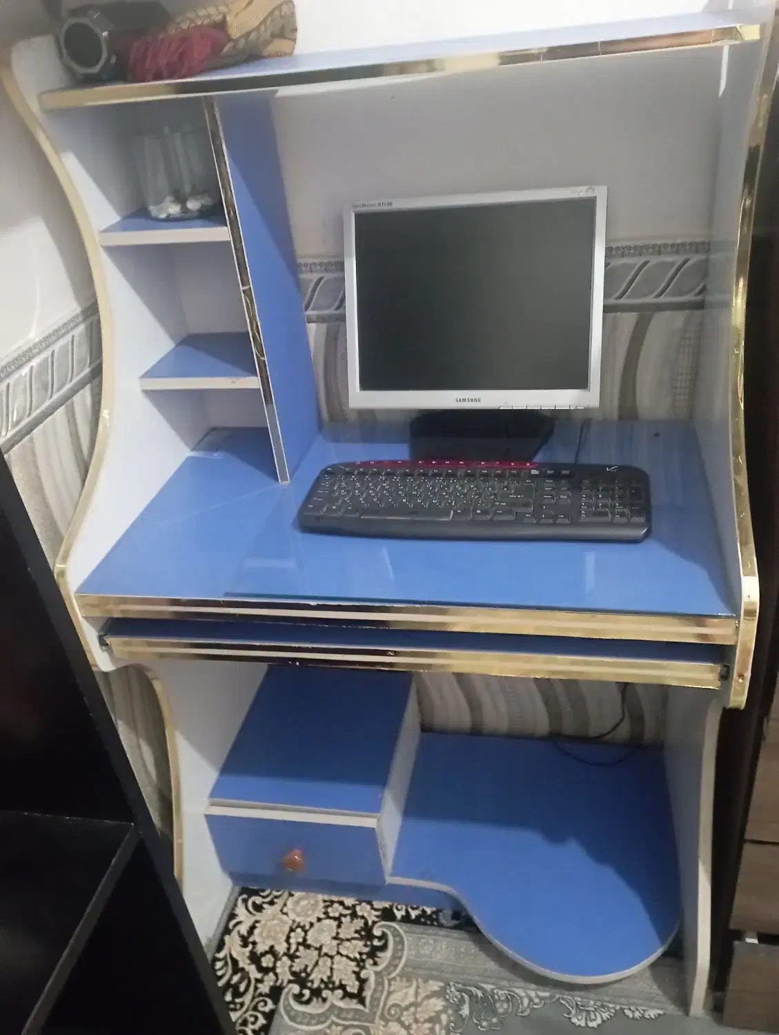 میز کامپیوتر به همراه کتابخانه|میز تحریر و کامپیوتر|شاهدشهر, |دیوار