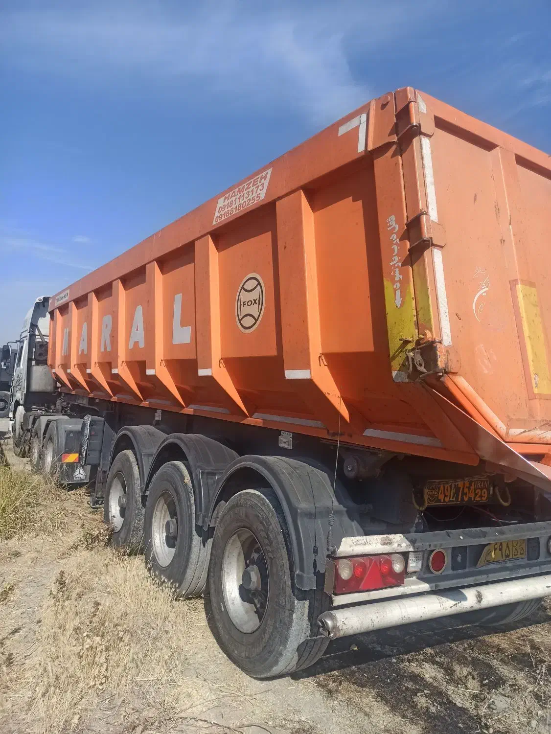 اجاره تریلی کمپرس سه محور|خودرو اجاره‌ای|کامیاران, |دیوار