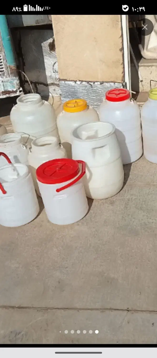 دبه 20لیتری|ظروف نگهدارنده، پلاستیکی، یک‌بارمصرف|کرج, باغستان|دیوار