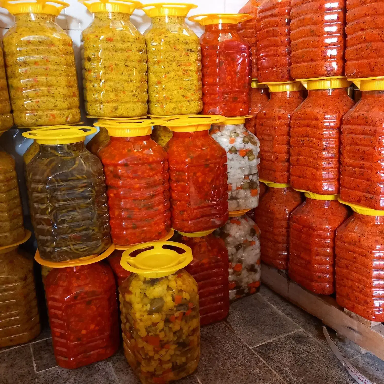 ترشی مخلوط. سیر.فلفل.لیته چرخ کرده.کلم شور|خوردنی و آشامیدنی|تهران, ابوذر|دیوار