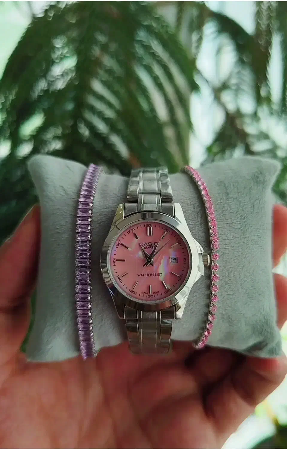 ست ساعت و دستبند صورتی|ساعت|کاشان, بهشتی|دیوار