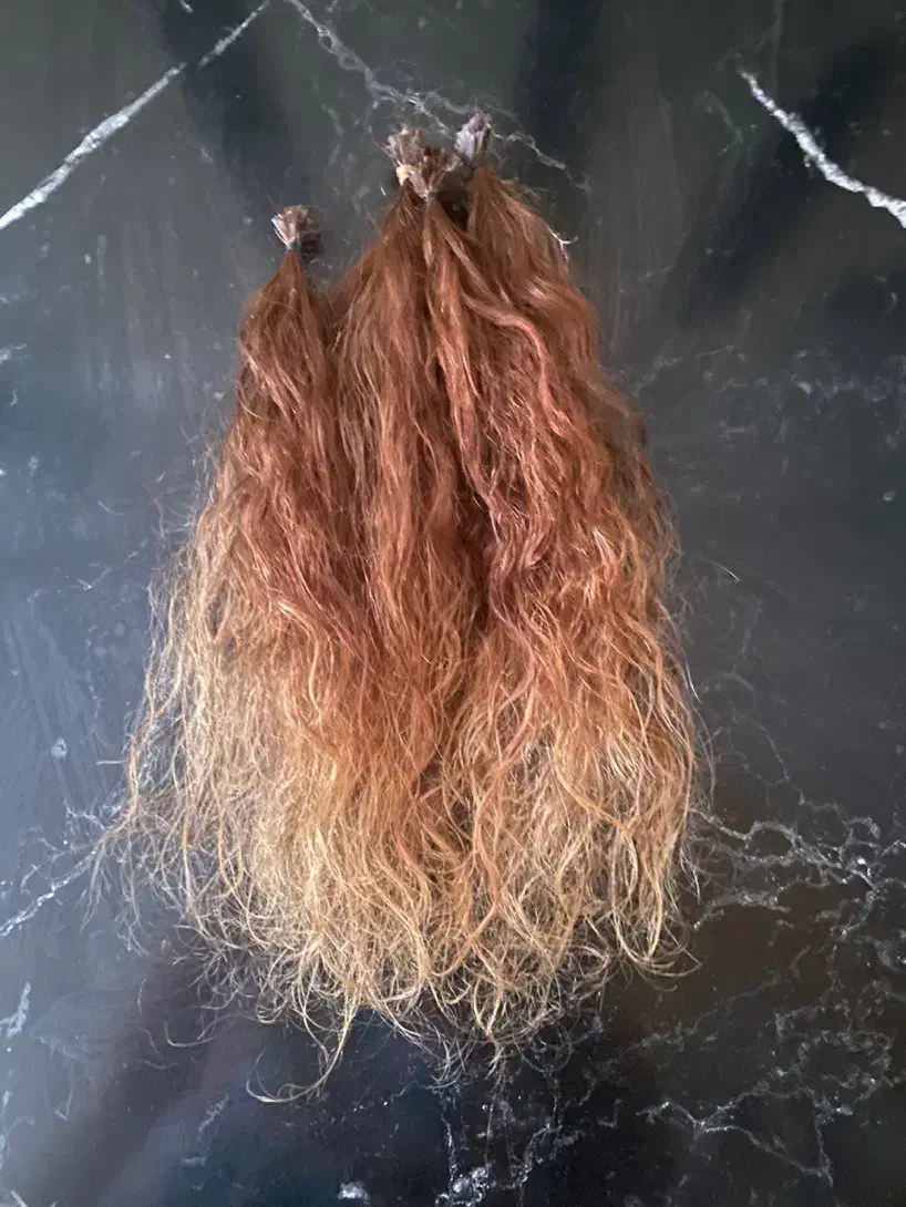 یک دسته موی طبیعی اکستنشن فر آمبره ۱۷۰ شاخه قد ۴۰|آرایشی، بهداشتی، درمانی|پردیس, فاز ۹|دیوار