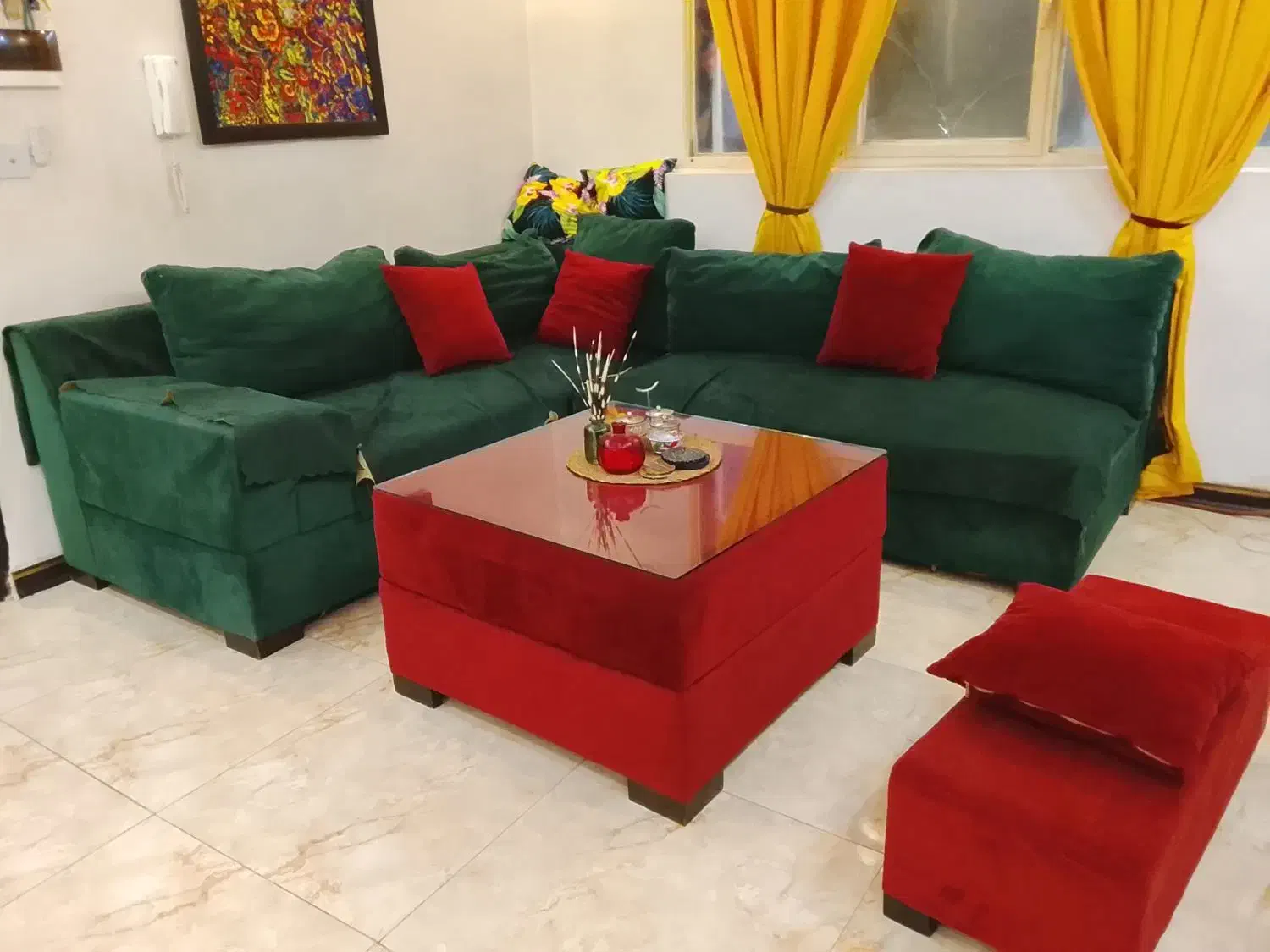 مبل ال ۷نفره|مبلمان خانگی و میز عسلی|فردیس, شهرک ارم|دیوار