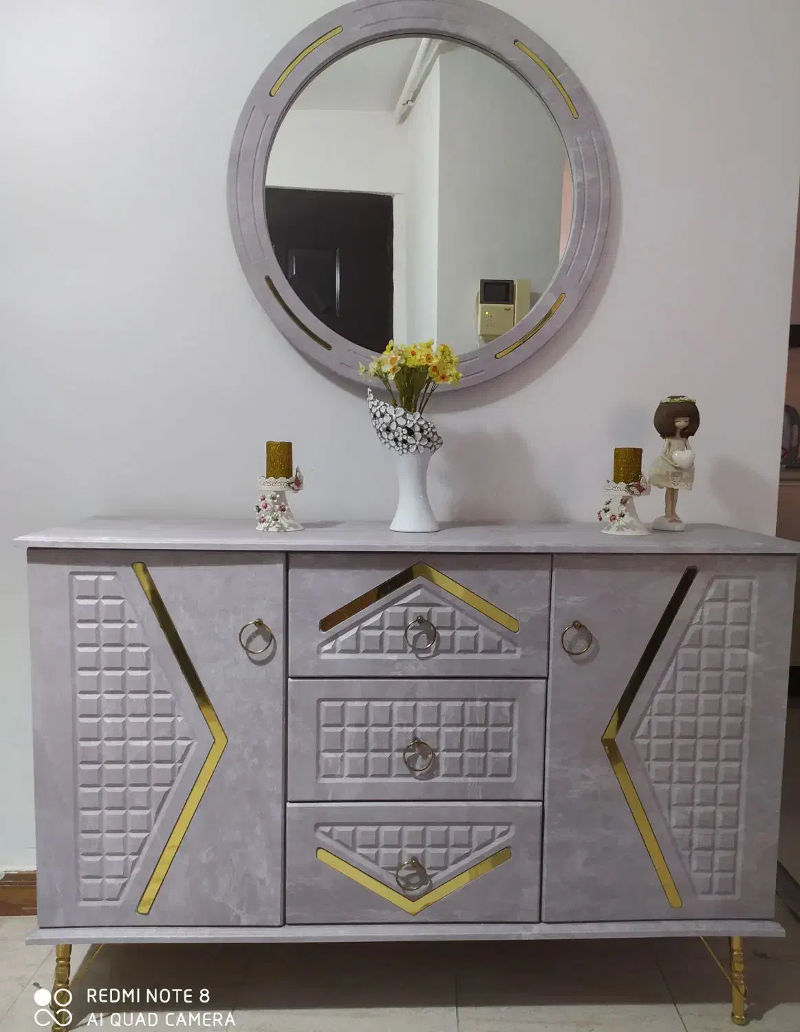 میز tv و آیینه کنسول|بوفه، ویترین، کنسول|رشت, کوی حسینی|دیوار