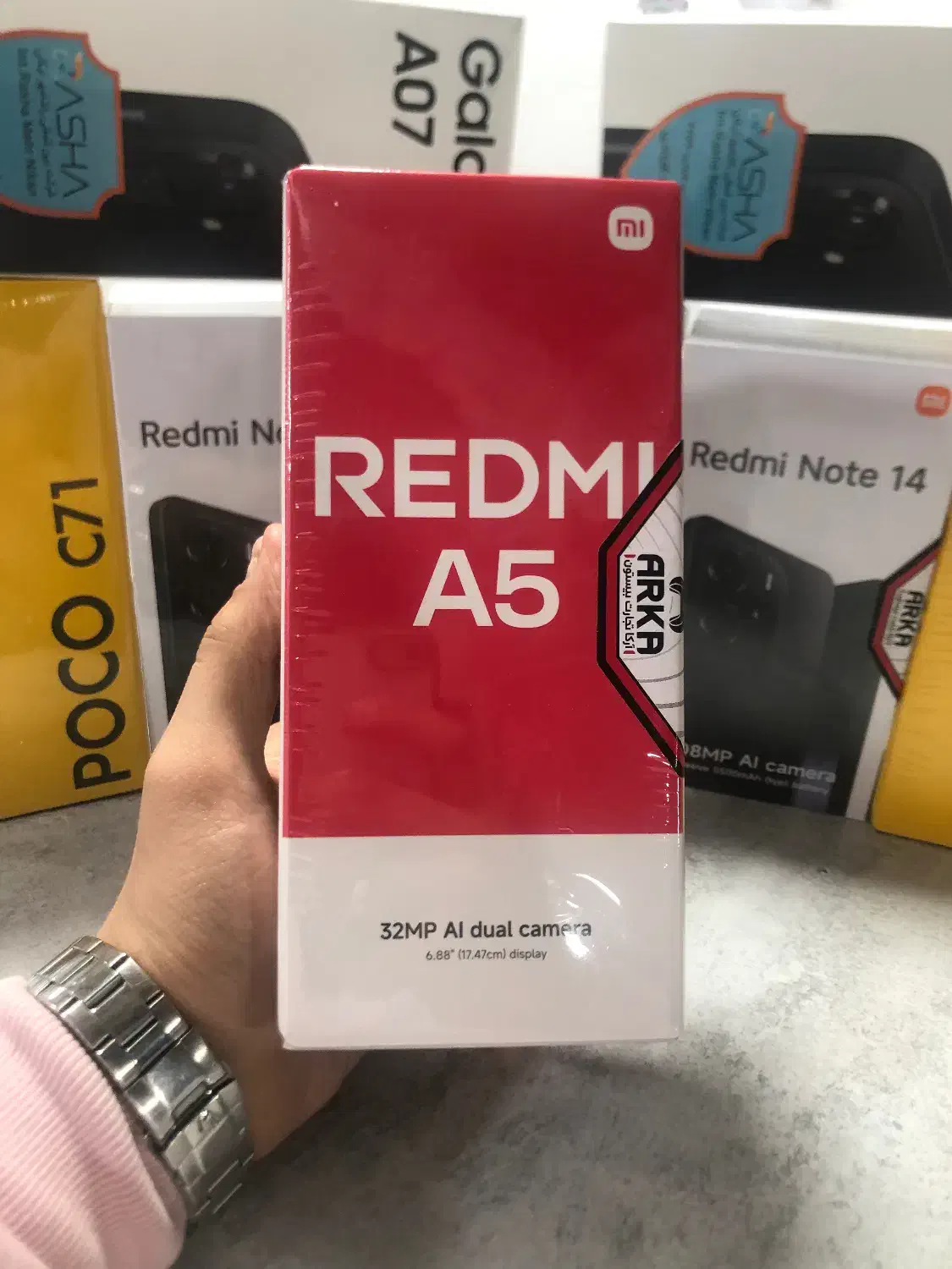 گوشی شیائومی ردمی A5 آکبند شرکتی 128 گیگابایت|موبایل|قرچک, زیبا شهر|دیوار