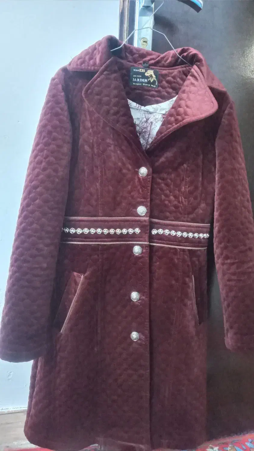 پالتو مخمل سایز ۴۰|لباس|نظرآباد, رسالت|دیوار