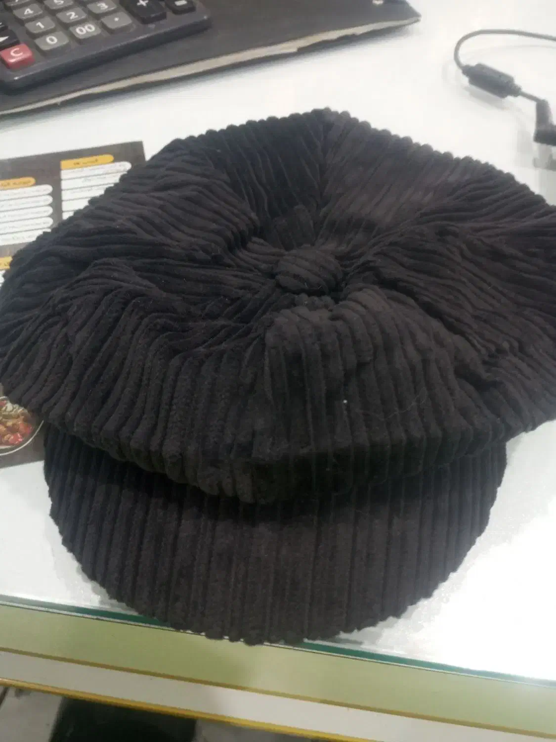 کلاه مخمل بچه گانه پسرانه مشکی|لباس|اصفهان, باغ کاران|دیوار