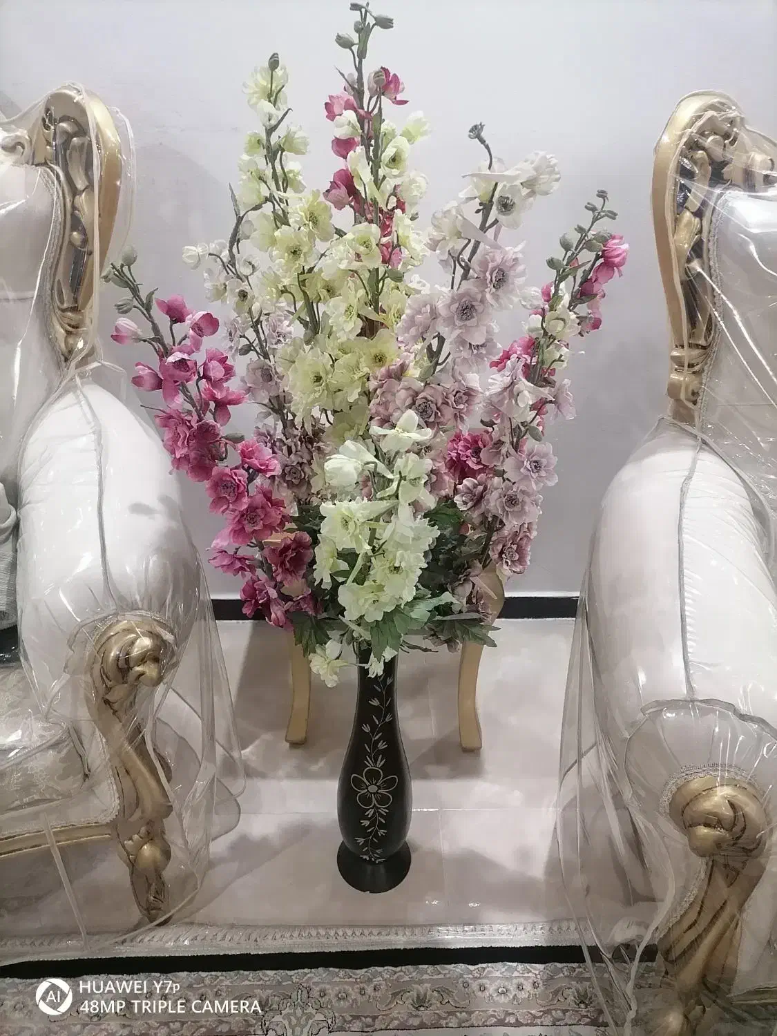 گل و گلدان جنس گل خارجی هس|گل مصنوعی|اسلامشهر, سیمرغ|دیوار