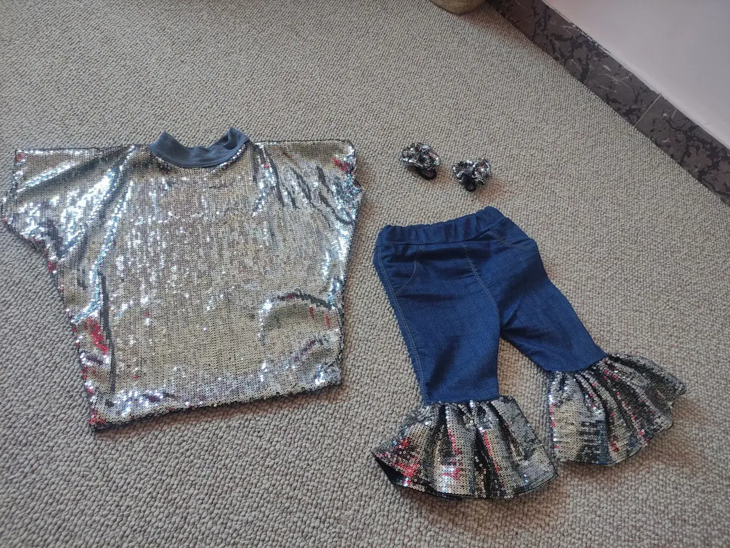 بلوز شلوارک مجلسی|کفش و لباس بچه|ایلام, |دیوار