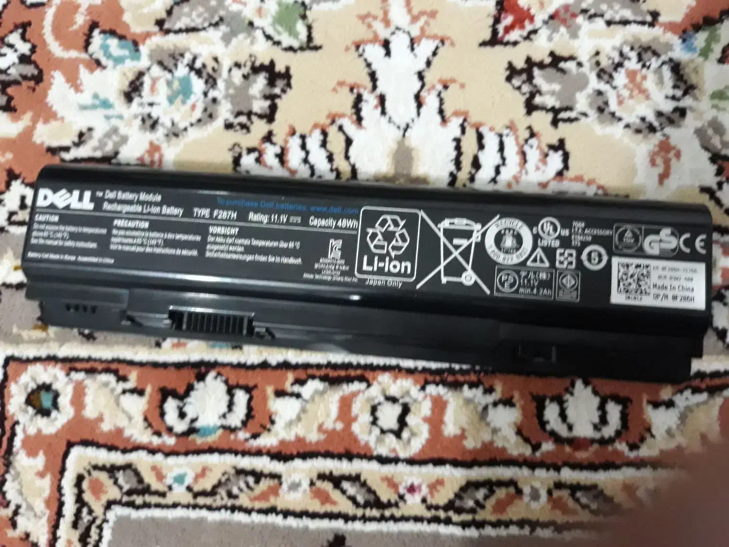 باتری لبتاپ دل مدل F286H|قطعات و لوازم جانبی رایانه|آمل, |دیوار