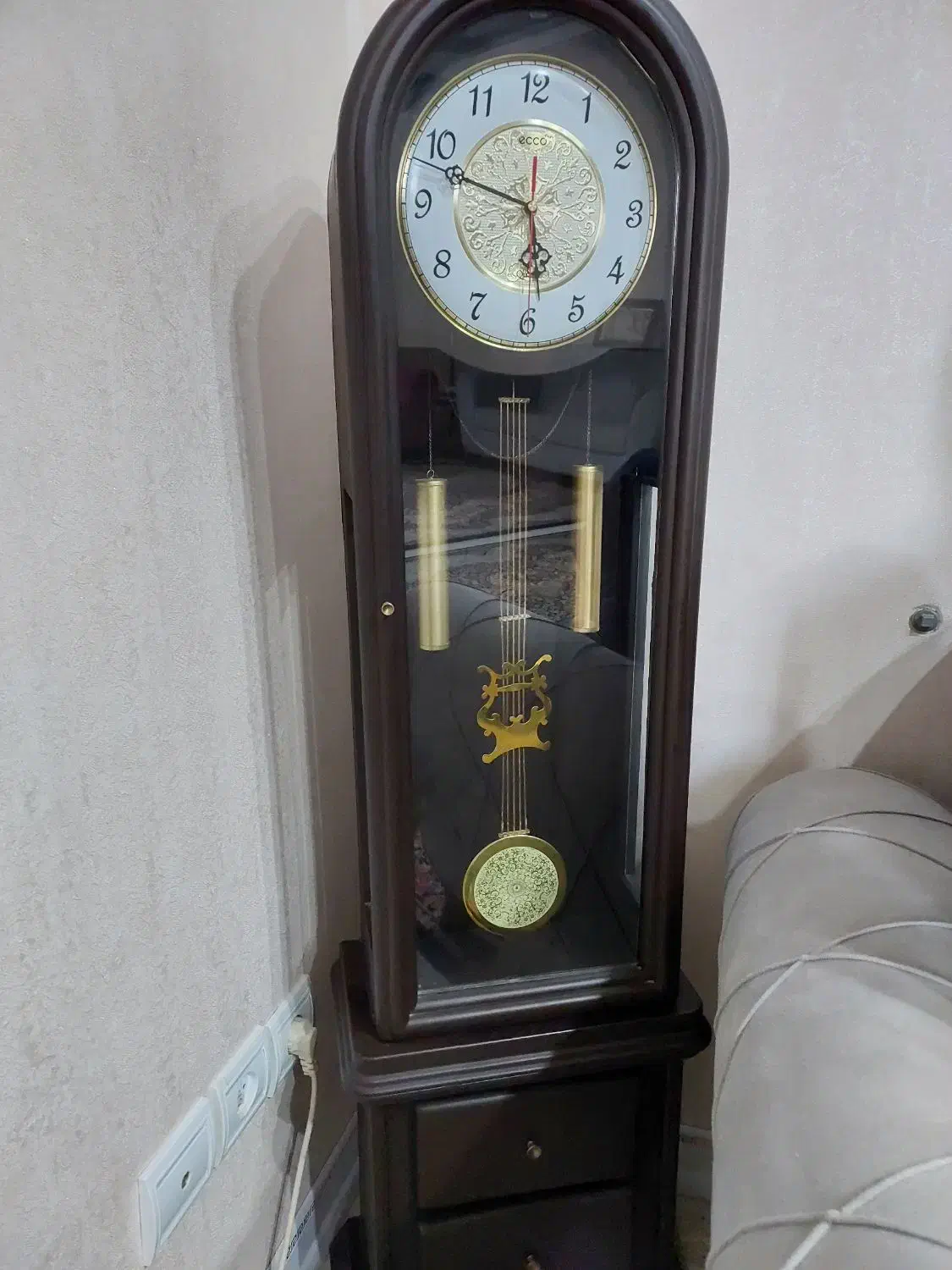 ساعت ایستاده جنس لاک با ارتفاع ۱۲۰سانتیمتر|صنایع دستی و سایر لوازم تزئینی|فولادشهر, C5|دیوار