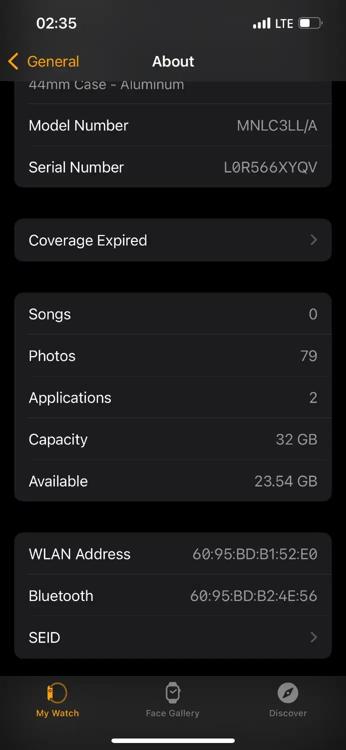 اپل واچ سری ۹سایز ۴۴در حد نو|لوازم جانبی موبایل و تبلت|بندر انزلی, متروپل|دیوار