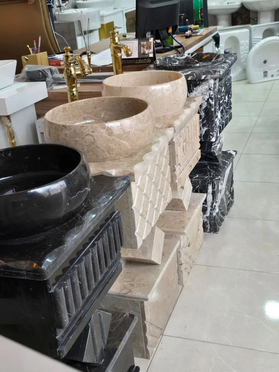 روشویی سنگی|مصالح و تجهیزات ساختمان|کوهدشت, |دیوار