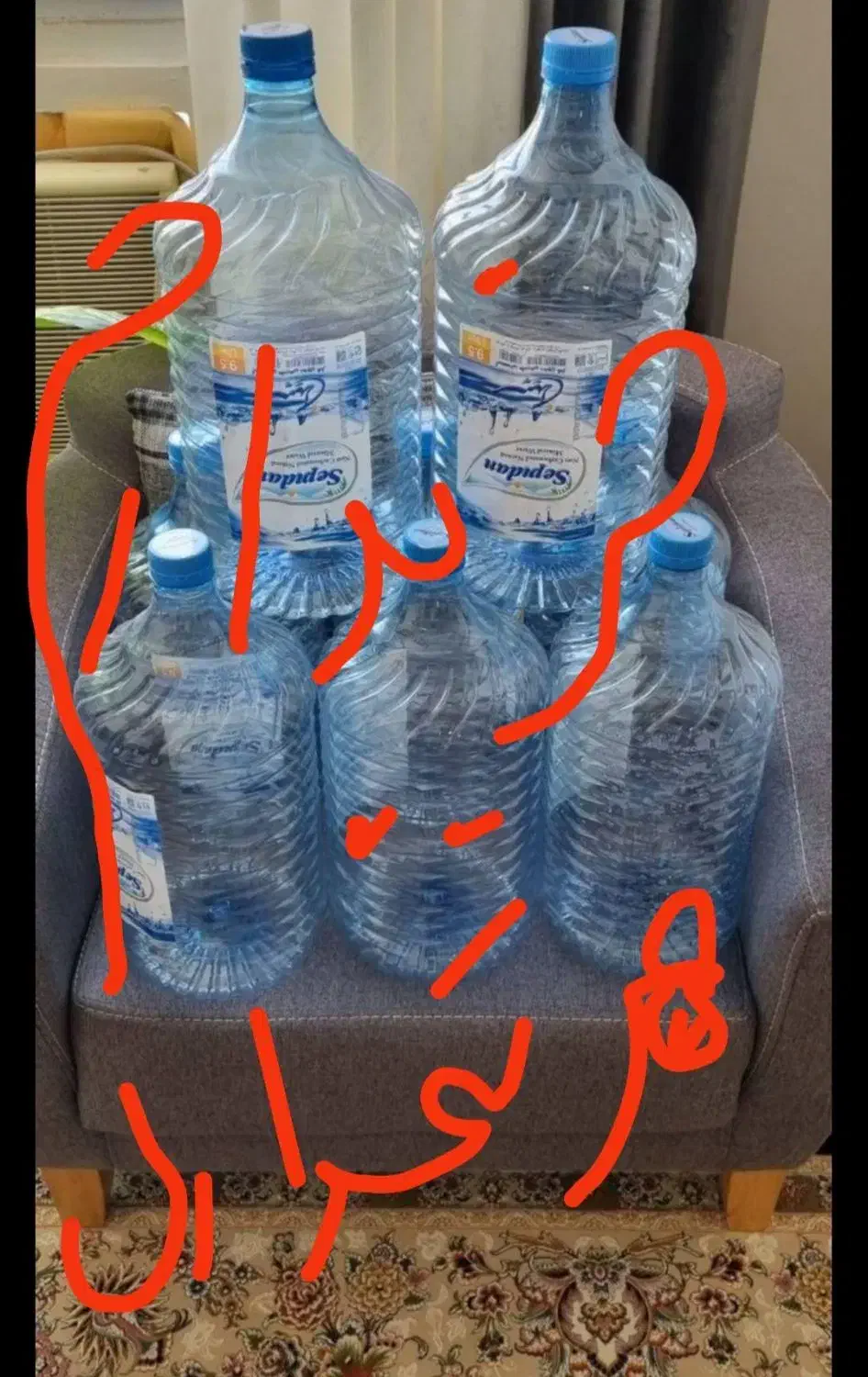 دبه ده لیتری|ظروف نگهدارنده، پلاستیکی، یکبارمصرف|بندرعباس, |دیوار