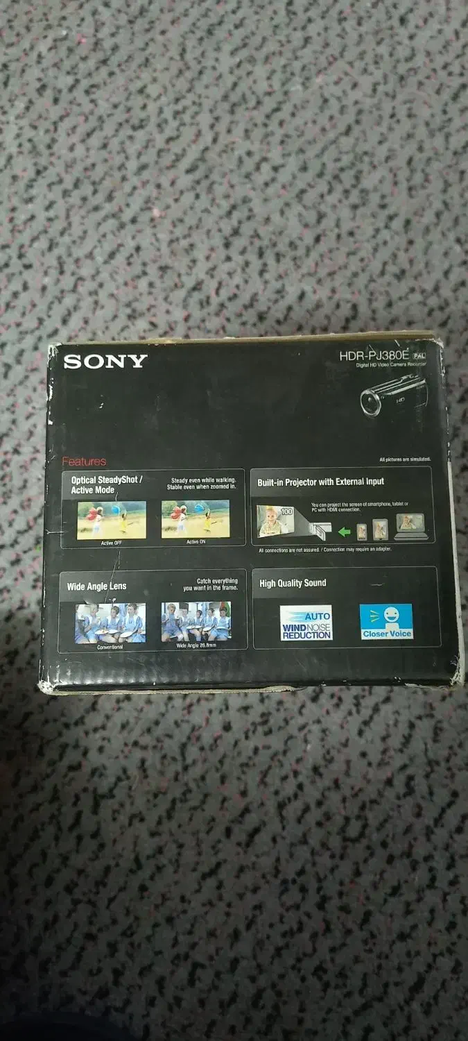 دوربین فیلمبرداری سونی pj380e|دوربین عکاسی و فیلم‌برداری|قم, الوندیه و گذر صادق|دیوار