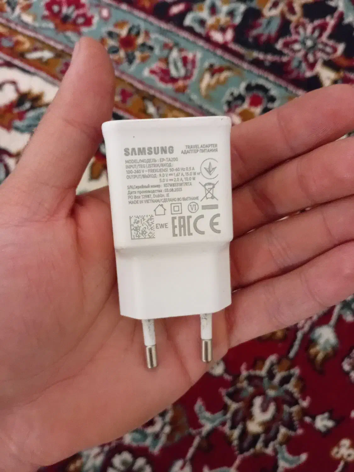 شارژر اصلی سامسونگ|لوازم جانبی موبایل و تبلت|سبزوار, فیاض|دیوار