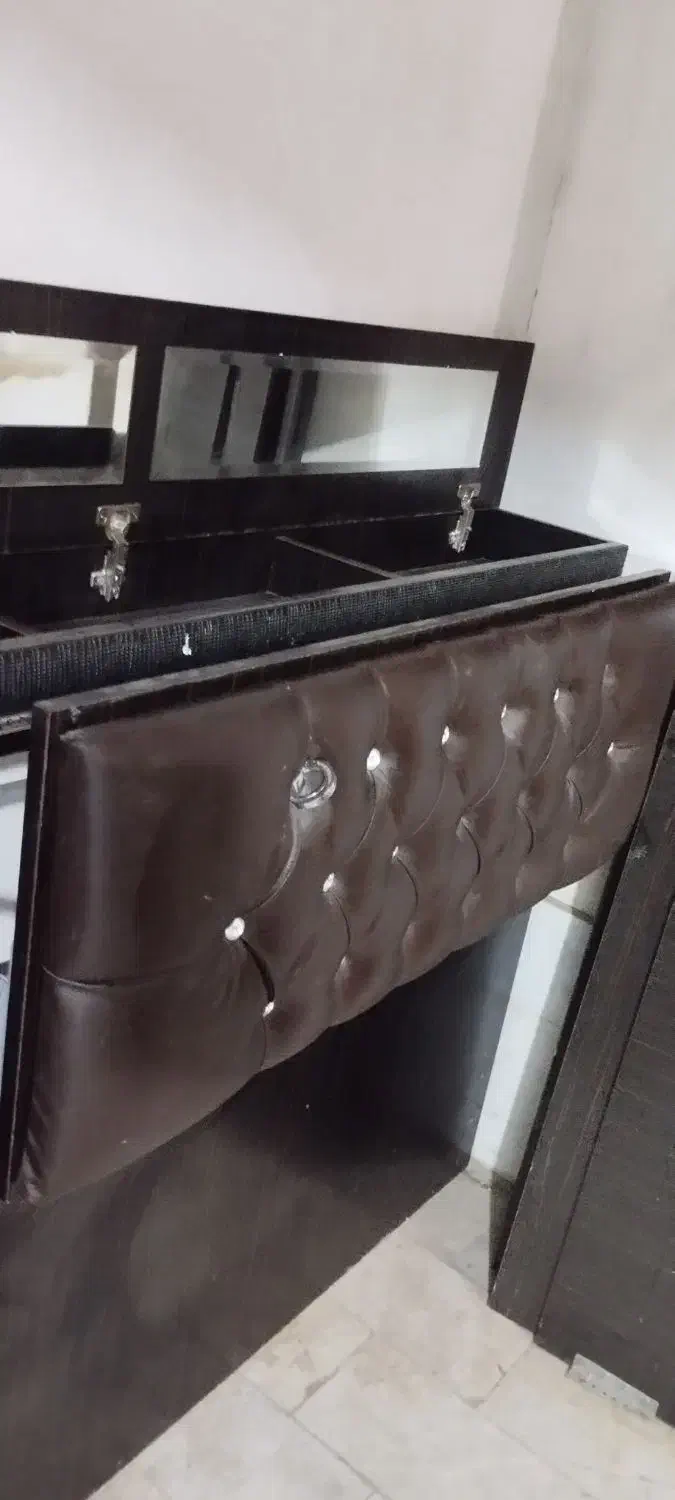 تخت دونفره چوب ام دی اف|تخت و سرویس خواب|قدس, شهر‌قدس|دیوار