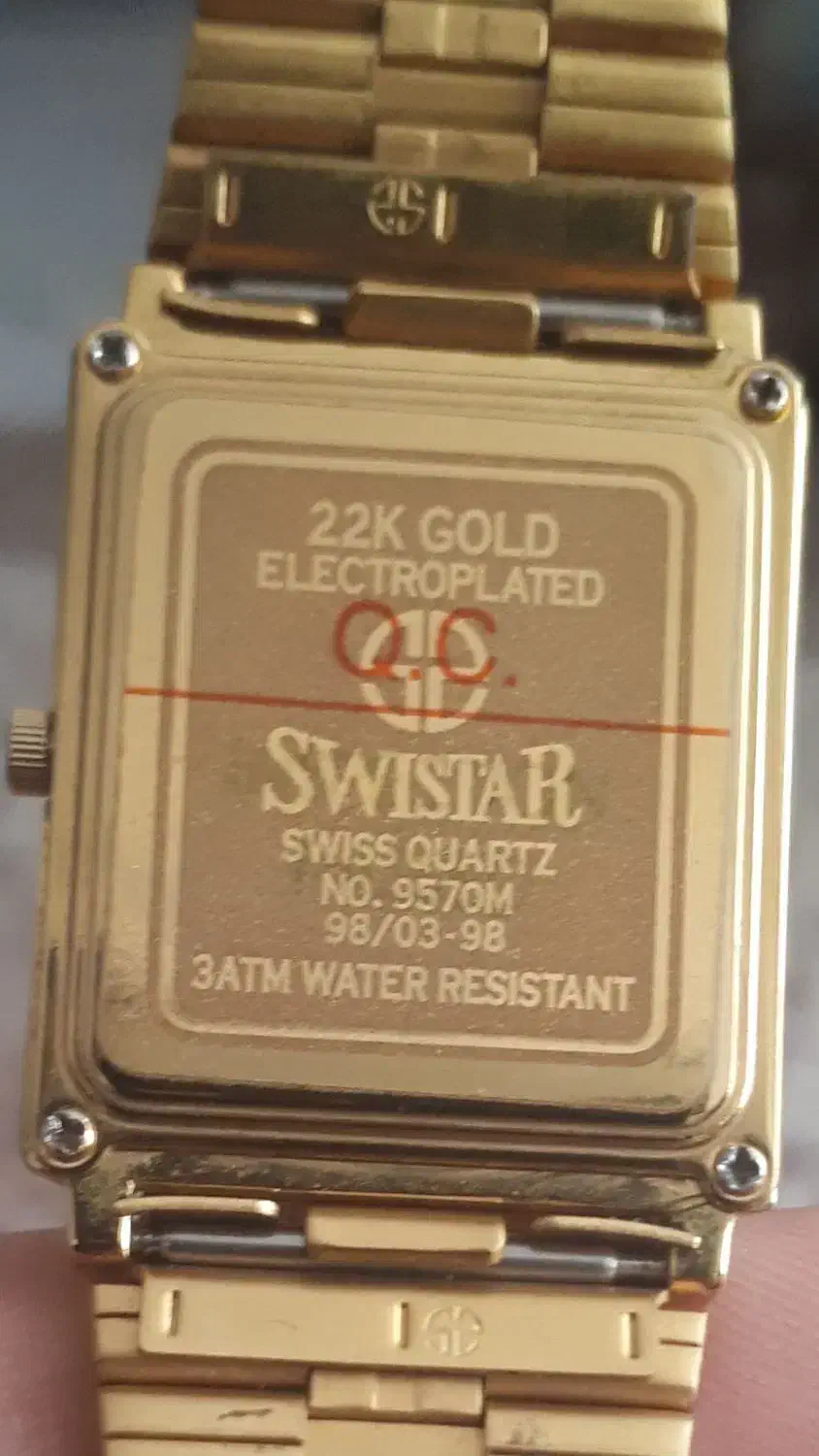 ساعت طلایی مردانه سویستار22KGOLdاصل سوئیس|ساعت|اصفهان, قائمیه|دیوار