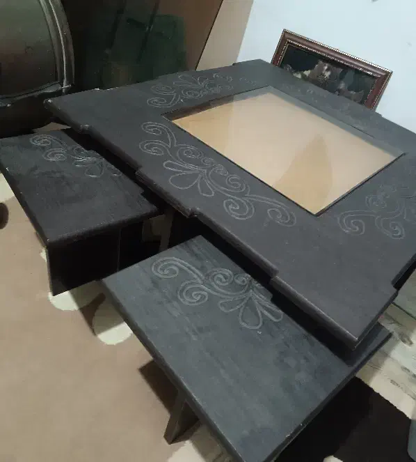 میز عسلی با چهار عدد پا مبلی|مبلمان خانگی و میز عسلی|رشت, جماران|دیوار