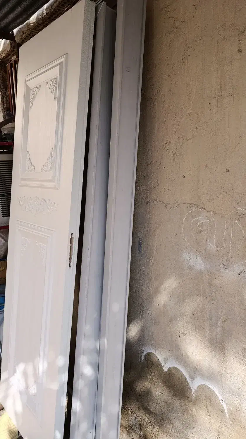 درب چوبی با روکش پی وی سی|مصالح و تجهیزات ساختمان|رامشیر, |دیوار