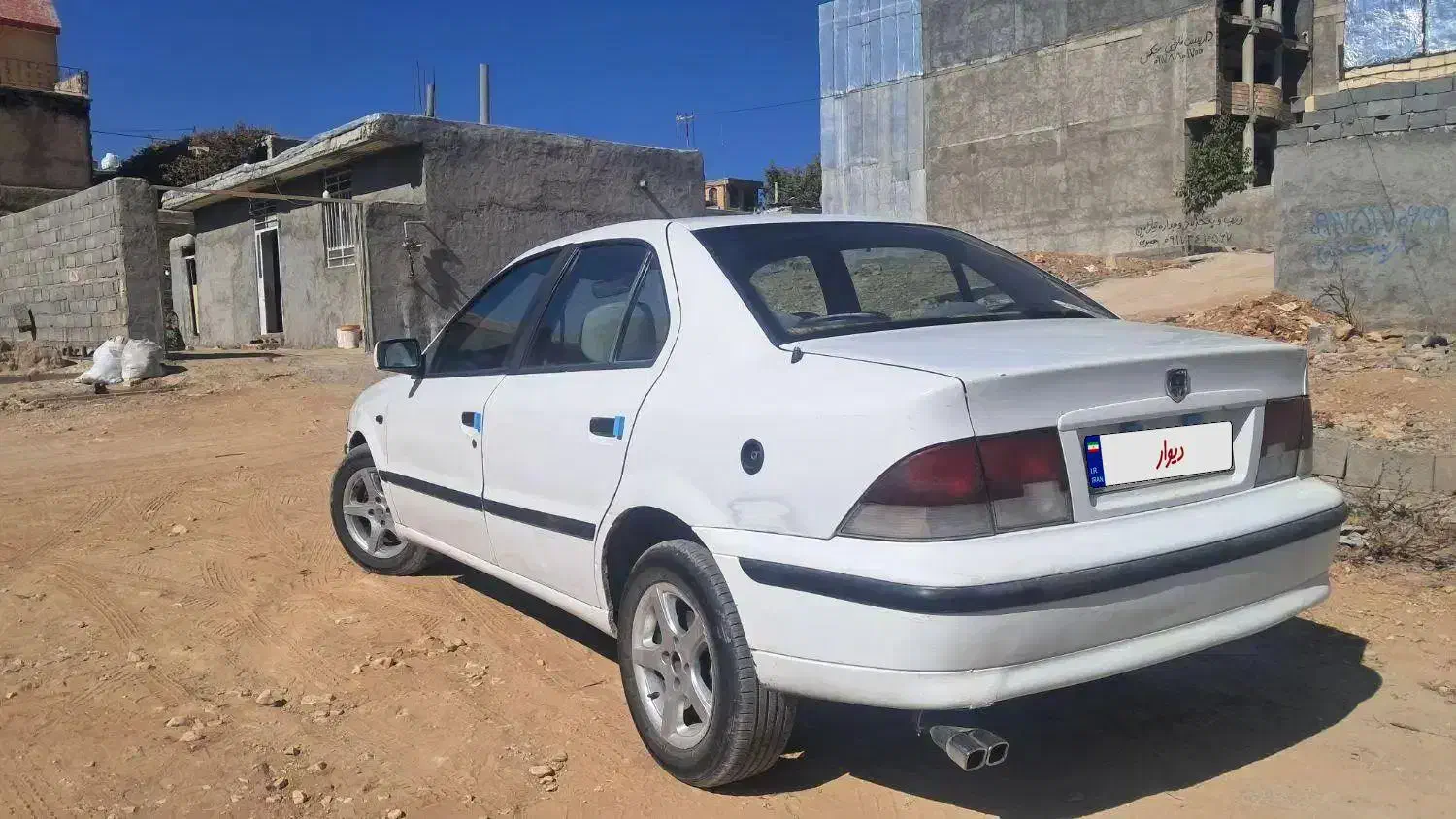 سمندLXسفید دوگانه کارخانه تحویل87|خودرو سواری و وانت|یاسوج, |دیوار