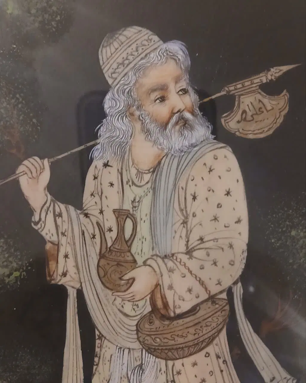 آنتیک تابلو نگارگری ایرانی(اثر موزه ای)|صنایع دستی و سایر لوازم تزئینی|تهران, سعادتآباد|دیوار