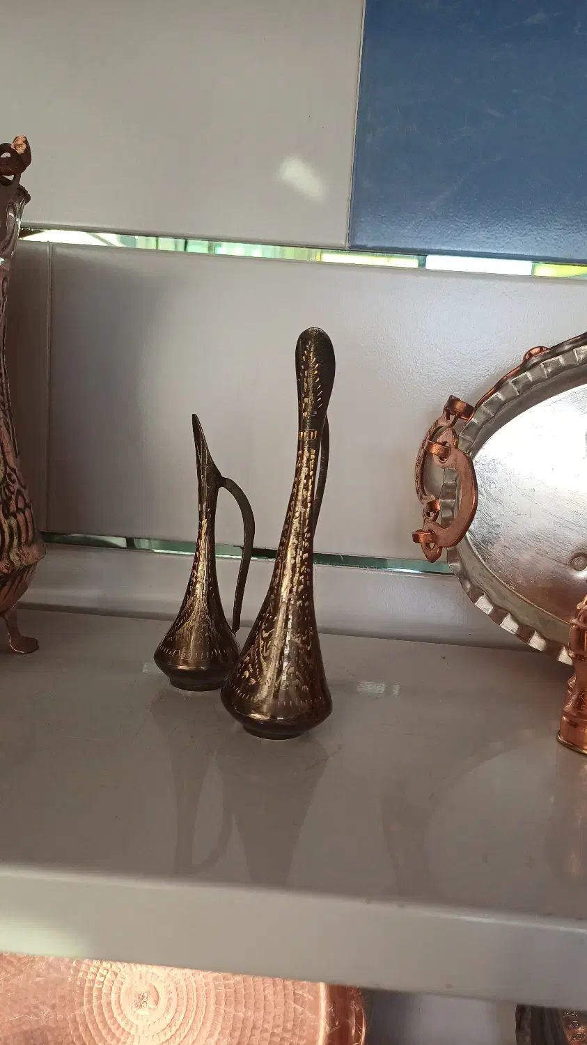 گلاب پاش برنجی تزیینی|کلکسیون اشیاء عتیقه|اقلید, |دیوار